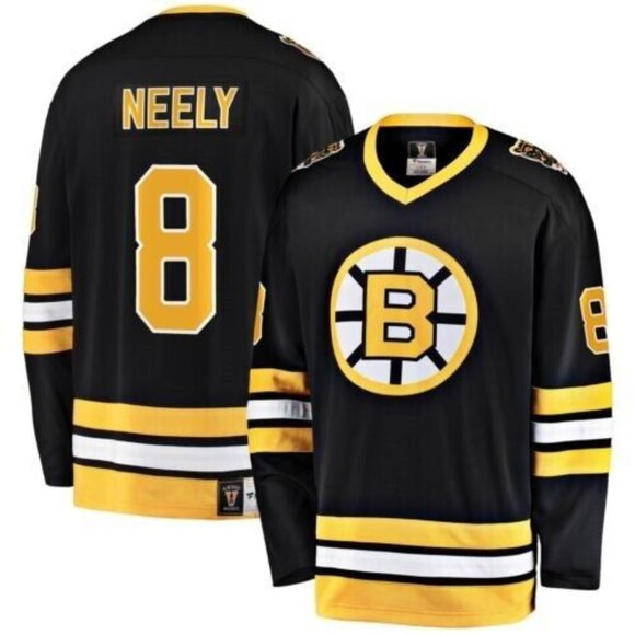 $180 MEDIUM Fanatics Cam Neely BOSTON BRUINS Vintage Hockey Throwback Jersey M - Picture 5 of 8